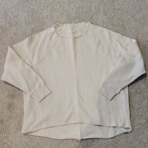 Aerie Cream Long Sleeve Sweatshirt